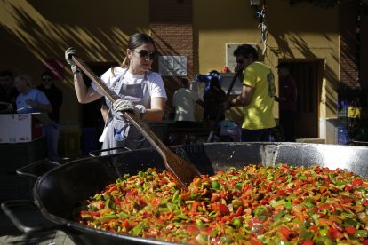 Un momento de la feria del pimiento de Fresno de la Vega.