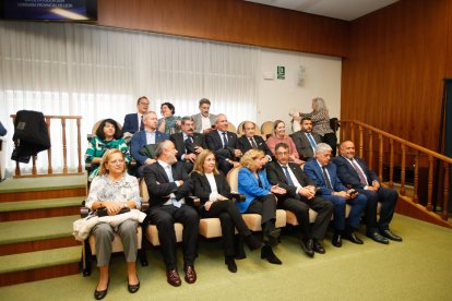 Un momento del acto de celebración.