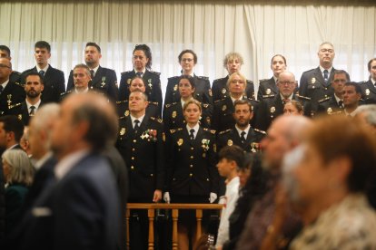 Un momento del acto de celebración.