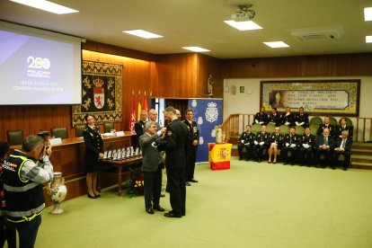 Un momento del acto de celebración.