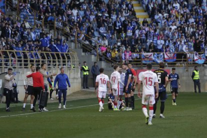 Partido de fútbol Cultural Leonesa - Ponferradina. F. Otero Perandones.