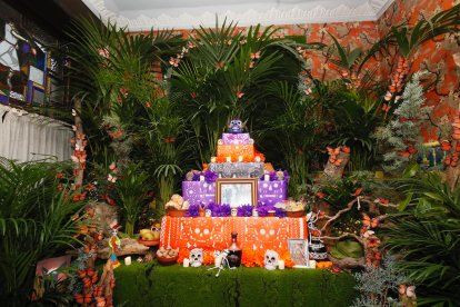 Altar del Día de Muertos en el Museo de la Emigración Leonesa.