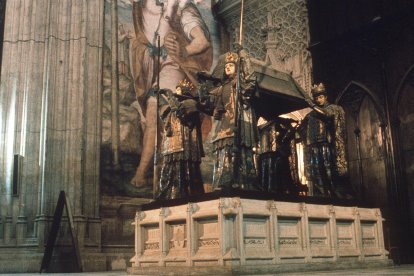En la catedral de Sevilla se encuentra el panteón familiar de Cristóbal Colón. EFE
