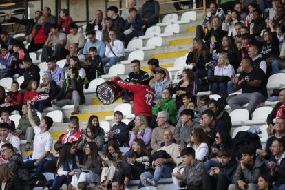 Un momento del partido.