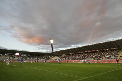 Un momento del partido.