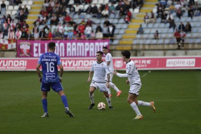 Un momento del partido.