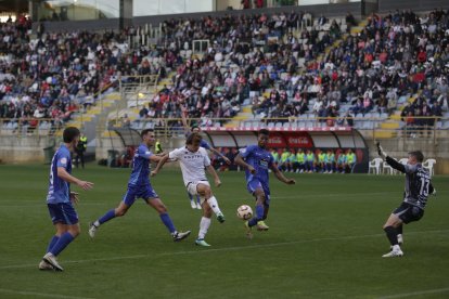 Un momento del partido.