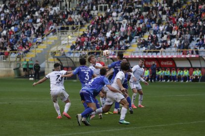 Un momento del partido.