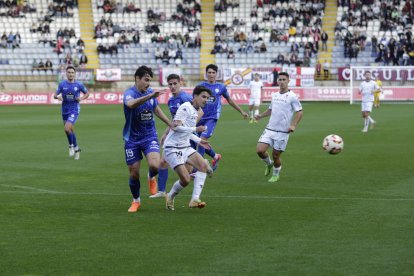 Un momento del partido.