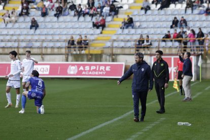 Un momento del partido.