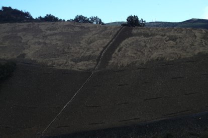 Las cicatrices del carbón en los montes del Bierzo Alto