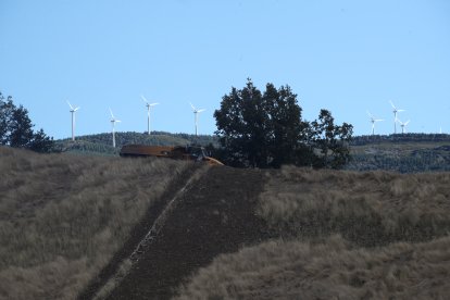 Las cicatrices del carbón en los montes del Bierzo Alto