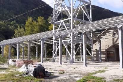 Las obras del antiguo Pozo María.