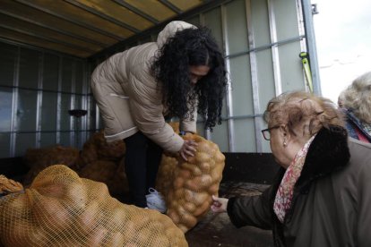 Feria de patata de Chozas de Abajo.