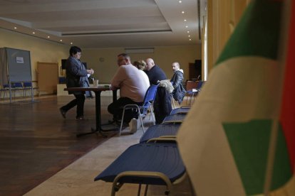 Votaciones a las elecciones de Bulgaria en León.