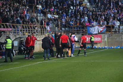 El derbi en imágenes.