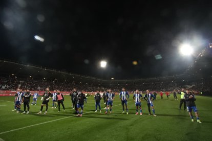 El derbi en imágenes.