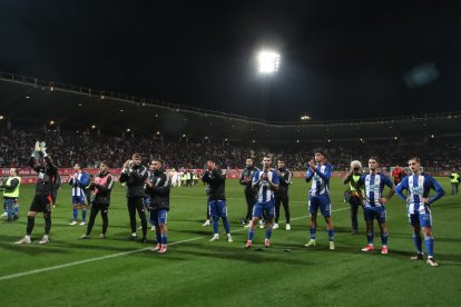 El derbi en imágenes.