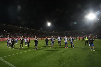 El derbi en imágenes.