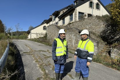 Las instalaciones donde se ubicará La mina en vivo, en Caboalles de Arriba