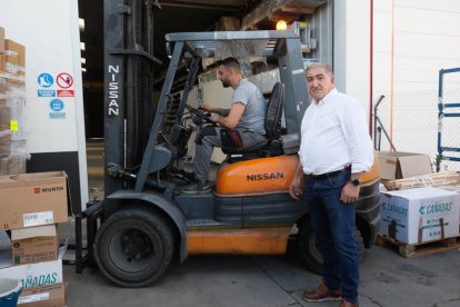 Voluntarios de La Sobarriba que parten hoy a las 5.00 de la madrugada a Catarroja.