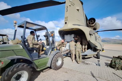 Unidades del Ejército de Tierra en las localidades afectadas por la Dana.