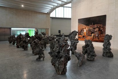 Exposición 'Don Quixote' de Ai Weiwei en el Museo de Arte Contemporáneo de Castilla y León.