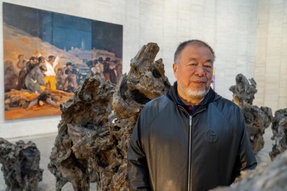 Exposición 'Don Quixote' de Ai Weiwei en el Museo de Arte Contemporáneo de Castilla y León.