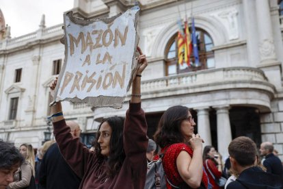 Las imágenes de la protesta en Valencia.