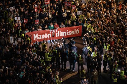 Las imágenes de la protesta en Valencia.