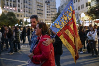 Las imágenes de la protesta en Valencia.