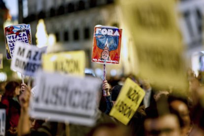 La protesta contra la gestión de la Dana en Madrid.