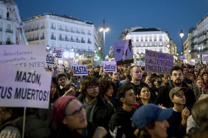 La protesta contra la gestión de la Dana en Madrid.