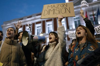 La protesta contra la gestión de la Dana en Madrid.