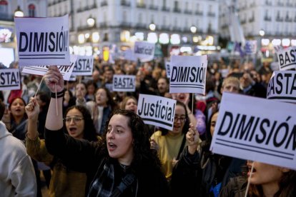 La protesta contra la gestión de la Dana en Madrid.