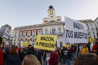 La protesta contra la gestión de la Dana en Madrid.