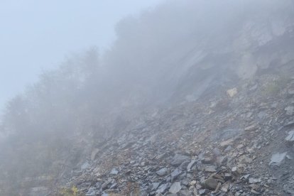 Un desprendimiento de rocas corta la AP-66 en la zona de Lena (Asturias) y obliga a establecer desvíos por la N-630