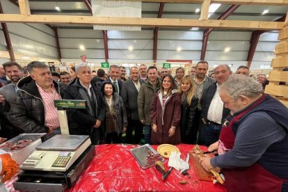 Imagen de la Feria de la Cecina de Chivo en Vegacervera.