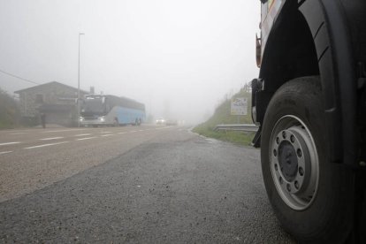 Tráfico en la carretera N630 debido al derrumbamiento de la autopista AP-66.