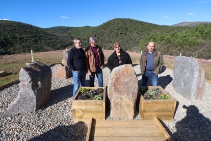 Memorial en recuerdo de los ocho mineros muertos en Cofasa y en el resto de la cuenca Fabero-Sil