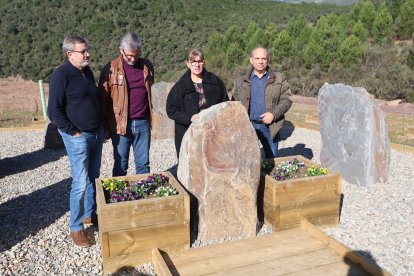 Memorial en recuerdo de los ocho mineros muertos en Cofasa y en el resto de la cuenca Fabero-Sil