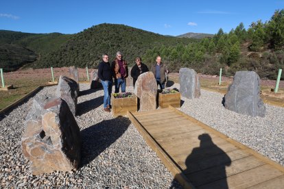 Memorial en recuerdo de los ocho mineros muertos en Cofasa y en el resto de la cuenca Fabero-Sil