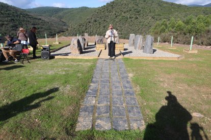 Memorial minero en Fabero para recordar a los ocho muertos por el grisú en Cofasa.