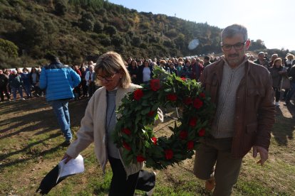 Memorial minero en Fabero para recordar a los ocho muertos por el grisú en Cofasa.