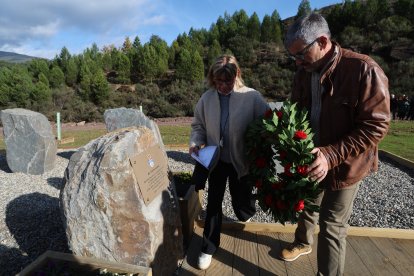 Memorial minero en Fabero para recordar a los ocho muertos por el grisú en Cofasa.