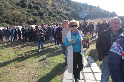 Memorial minero en Fabero para recordar a los ocho muertos por el grisú en Cofasa.