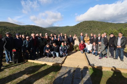 Memorial minero en Fabero para recordar a los ocho muertos por el grisú en Cofasa.