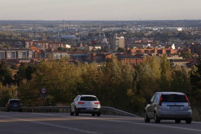 Vista de la ciudad de León.