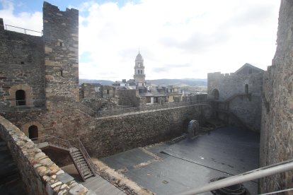 El Castillo de Ponferrada, en una imagen reciente.