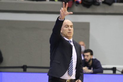 El técnico leonés Félix Alonso en su anterior etapa en la Liga ACB.